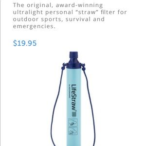 Lifestraw personal water purifier
